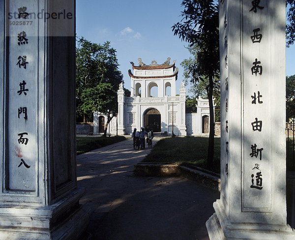 Literaturtempel  Hanoi  Vietnam  Indochina  Südostasien  Asien