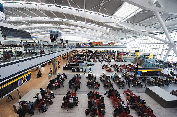 Heathrow Airport Terminal 5  London  England  Vereinigtes Königreich  Europa