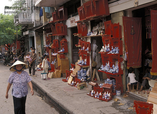 Straßenszene  Hanoi  Vietnam  Indochina  Südostasien  Asien