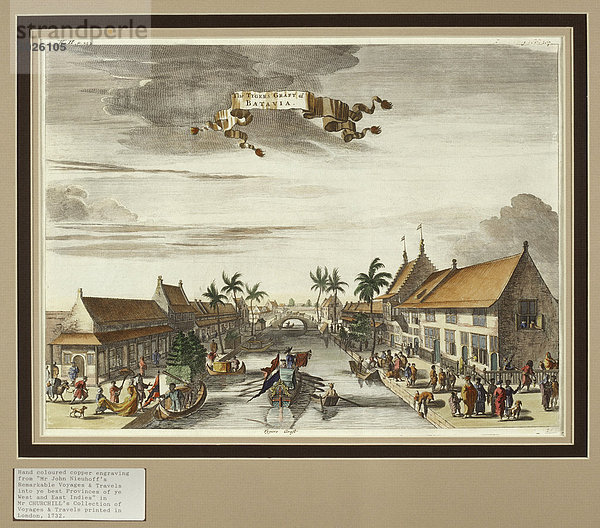 Batavia (Jakarta) 1723  Java  Indonesien  Südostasien  Asien