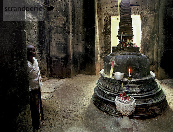 Prah Khan aus dem späten 12. Jahrhundert  Angkor  UNESCO Weltkulturerbe  Kambodscha  Indochina  Südostasien  Asien