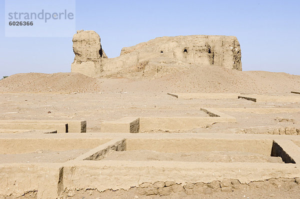 Die frühen nubische Stadt Kerma nach Ausgrabung durch das Schweizer Team von Professor Charles Bonnet der Universität Genf  Suda  Afrika