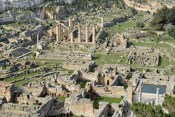 Übersicht von Kyrene  UNESCO World Heritage Site  Libyen  Nordafrika  Afrika