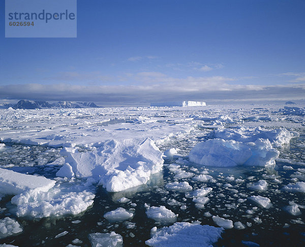 Meer Eis und Eisberg  Antarktis  Polarregionen