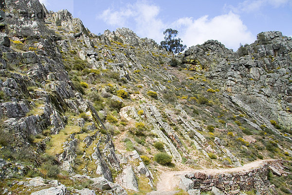 Penha Garcia geologischen Park  Naturtejo Geopark (einer der UNESCO-Geoparks)  Beira Baixa  Portugal  Europa