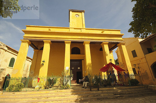 Kirche  St. Charles Barrome  Goree Island  in der Nähe von Dakar  Senegal  Westafrika  Afrika