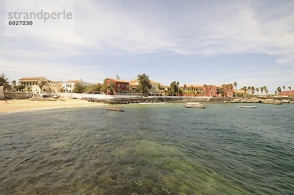 Goree Island bekannt für seine Rolle in der Sklaverei  in der Nähe von Dakar  Senegal  Westafrika  Afrika