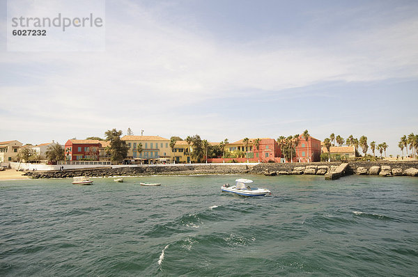 Goree Island bekannt für seine Rolle in der Sklaverei  in der Nähe von Dakar  Senegal  Westafrika  Afrika