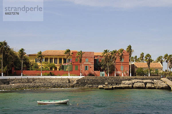 Goree Island bekannt für seine Rolle in der Sklaverei  in der Nähe von Dakar  Senegal  Westafrika  Afrika