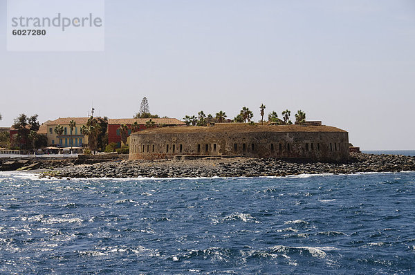 Goree Island bekannt für seine Rolle in der Sklaverei  UNESCO-Weltkulturerbe  in der Nähe von Dakar  Senegal  Westafrika  Afrika