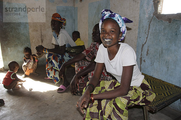 Pular Stammes-Dorf  Sounth Badone  Senegal  Westafrika  Afrika