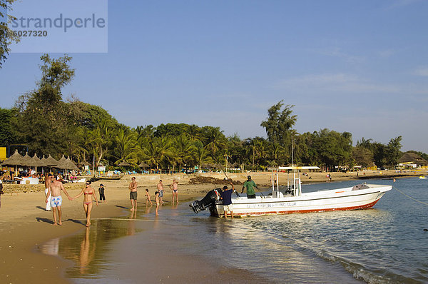 Strand von Saly  West Afrika  Senegal  Afrika