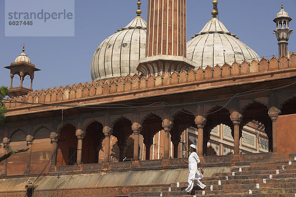 Jama Masjid (Freitagsmoschee)  Alt-Delhi  Delhi  Indien  Asien