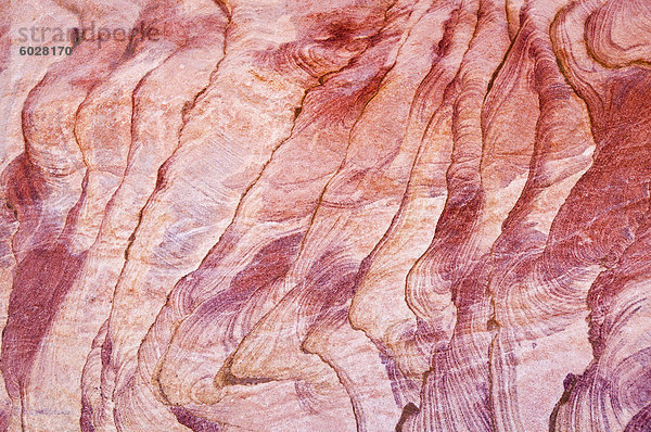 Detail  The Coloured Canyon  in der Nähe von Nuweiba  Sinai  Ägypten  Nordafrika  Afrika