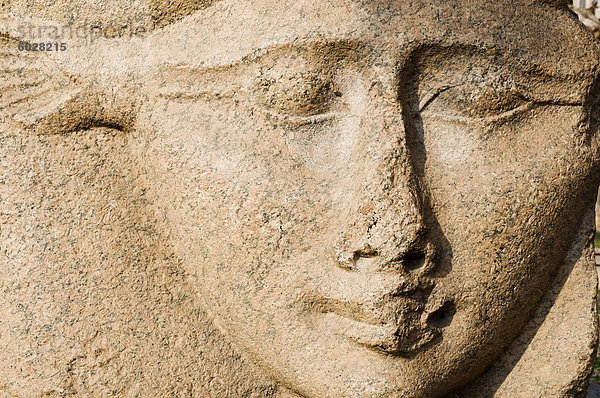 Detail der Ausstellung in der ägyptischen Altertümer Museum  Kairo  Ägypten  Nordafrika  Afrika