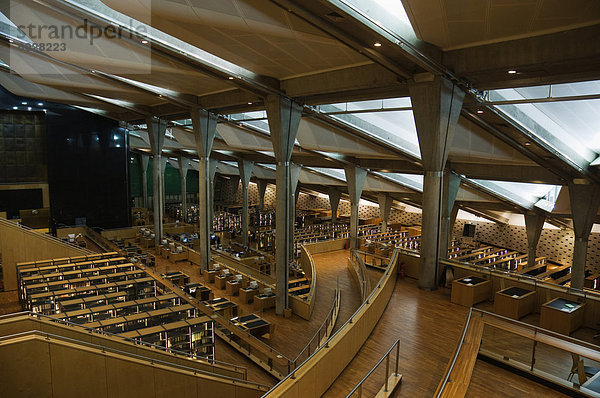 Bibliotheca Alexandrina (Alexandria-Bibliothek)  Alexandria  Ägypten  Nordafrika  Afrika