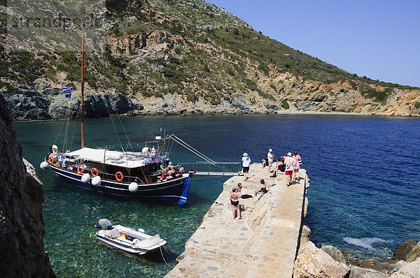 Insel von Kira Panagia  aus Alonissos  Sporades Inseln  griechische Inseln  Griechenland  Europa