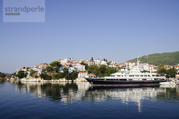 Hafen  Stadt Skiathos  Skiathos  Sporades Inseln  griechische Inseln  Griechenland  Europa