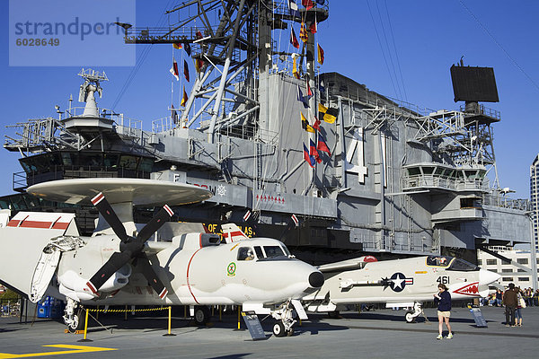 Midway Aircraft Carrier Museum  San Diego  California  Vereinigte Staaten von Amerika  Nordamerika