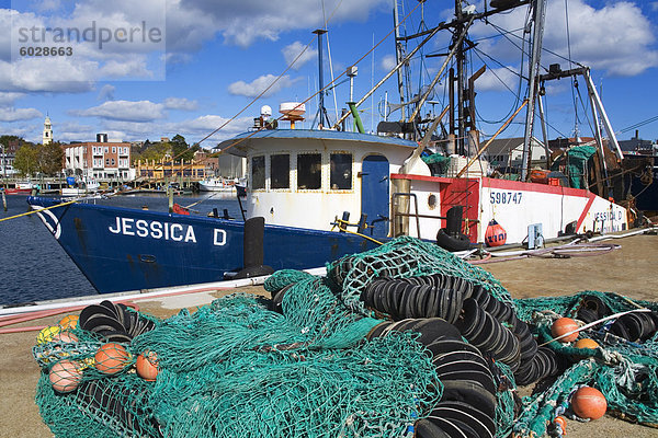 Kommerzielle Fischerboot  Gloucester  Cape Ann  Großraum Boston  Massachusetts  Neuengland  Vereinigte Staaten von Amerika  Nordamerika