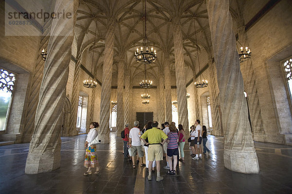 La Lonja De La Seda (Seide Exchange)  Valencia  Spanien  Europa