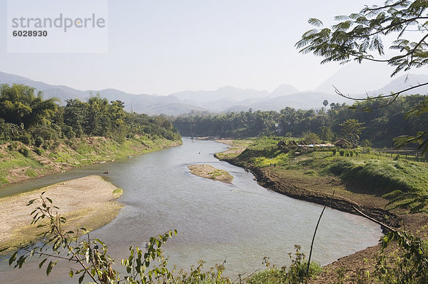 Khan Fluss  Luang Prabang  Laos  Indochina  Südostasien  Asien