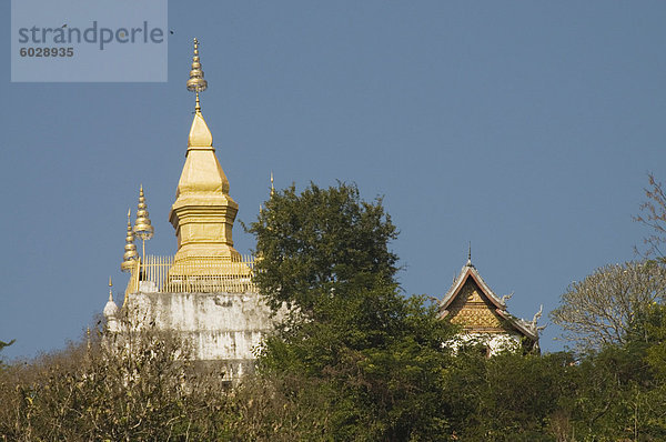 Phu Si Stupa  Luang Prabang  Laos  Indochina  Südostasien  Asien