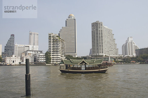 Der Chao Phraya River  Bangkok  Thailand  Südostasien  Asien