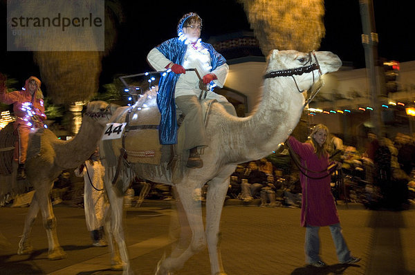 Festival der Lichter Parade  Palm Springs  California  Vereinigte Staaten von Amerika  Nordamerika