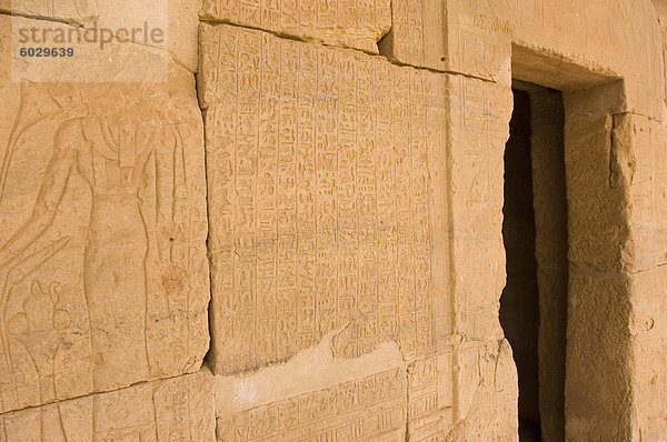 Rekonstruierte nubischen Tempel Buhen und Semna  gesichert vom Land überflutet Nassersee  National Museum  Khartoum  Sudan  Afrika