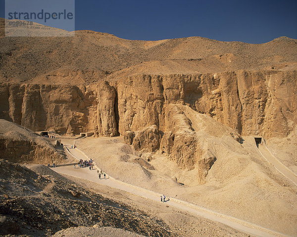 Tal der Könige  Theben  UNESCO World Heritage Site  Ägypten  Nordafrika  Afrika