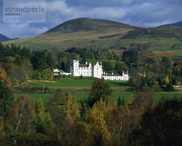 Blair Castle  Perthshire  Schottland  Vereinigtes Königreich  Europa