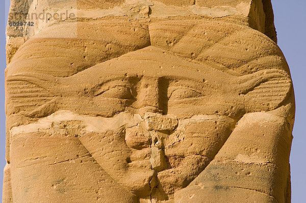 Die ständigen Spalten des Tempels der Göttin Mut am Jebel Barkal  UNESCO-Weltkulturerbe  in der Nähe von Karima  Sudan  Afrika