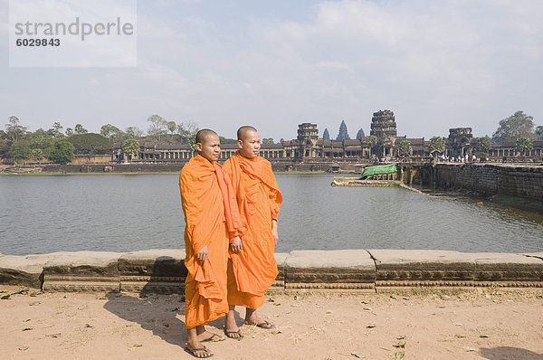 Angkor Wat Tempel  12. Jahrhundert  Khmer  Angkor  UNESCO Weltkulturerbe  Siem Reap  Kambodscha  Indochina  Südostasien  Asien