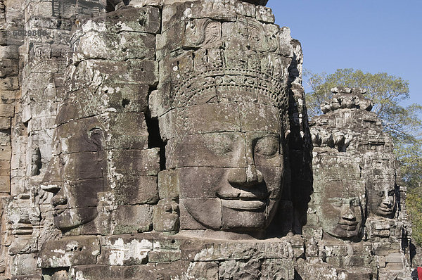 Bajon  spätes 12. Jahrhundert  buddhistische  Angkor Thom  Angkor  UNESCO Weltkulturerbe  Siem Reap  Kambodscha  Indochina  Südostasien  Asien