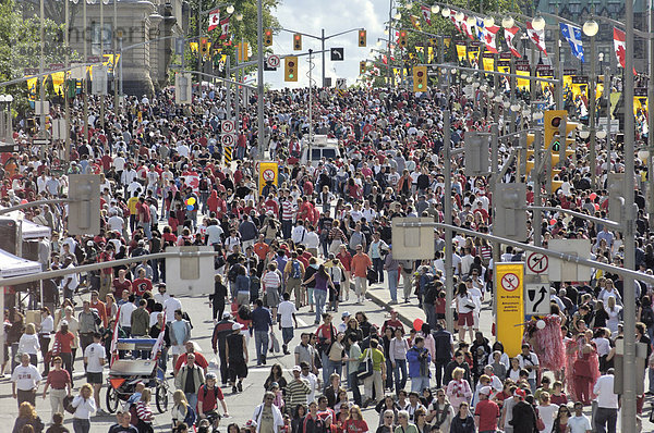 Feier der Canada Day am 1. Juli  Ottawa  Ontario  Kanada  Nordamerika