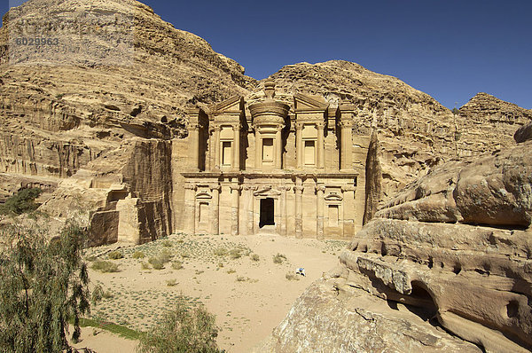 Das Kloster (Ed Deir) (Al Deir)  Petra  UNESCO World Heritage Site  Jordanien  Naher Osten