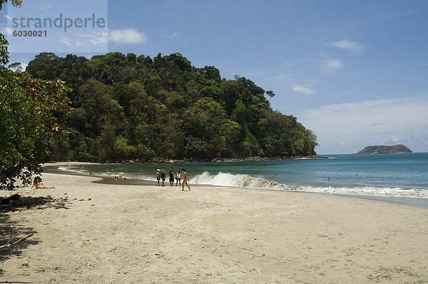 Strand in Nationalpark Manuel Antonio  Pazifik-Küste  Costa Rica  Mittelamerika