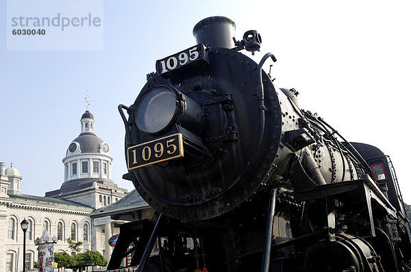 Der Geist von Sir John A  CPR Engine 1095 von Canadian Locomotive Company erbaut 1913  Kingston  Ontario  Kanada  Nordamerika