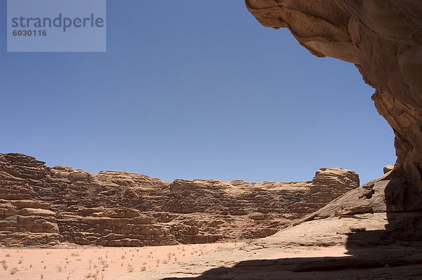 Wüste Landschaft  Wadi Rum  Jordanien  Naher Osten