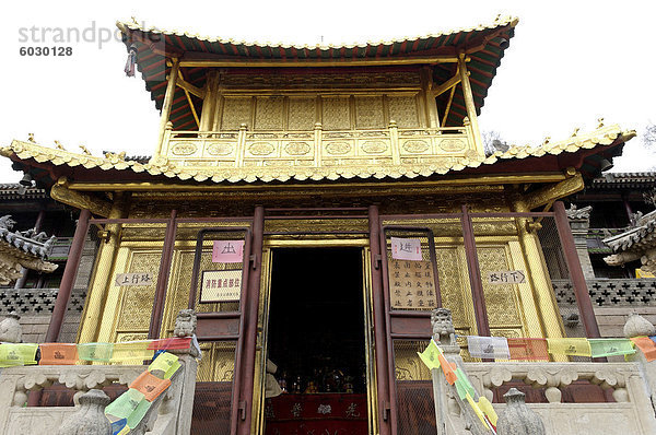 Die fünf Terrasse Mountain (Wutai Shan)  einer von Chinas ältesten buddhistischen Stätten  Shanxi  China  Asien