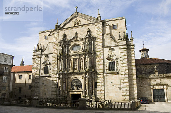 Kirche von San Martin Rois  Santiago De Compostela  Galicien  Spanien  Europa