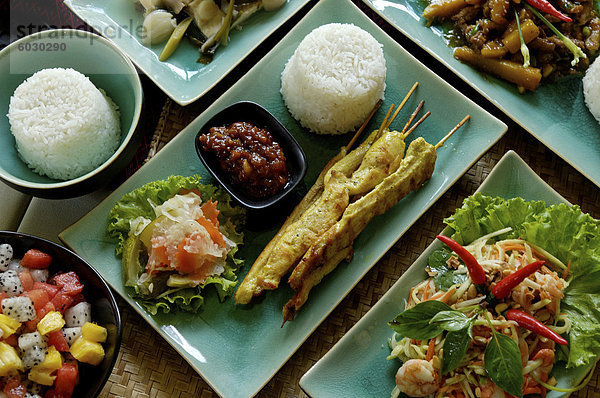 Kambodschanische Essen  Siem Reap Bereich  Kambodscha  Indochina  Südostasien  Asien