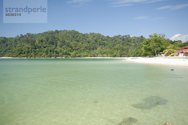 Coral Bay Strand  Pangkor Island  Bundesstaat Perak  Malaysia  Südostasien  Asien