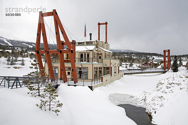 Die Dredge Restaurant  Breckenridge  felsige Berge  Colorado  Vereinigte Staaten von Amerika  Nordamerika