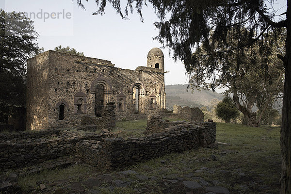 Kaiserin Mentewab Kuskuam Complex  Gondar  Äthiopien  Afrika