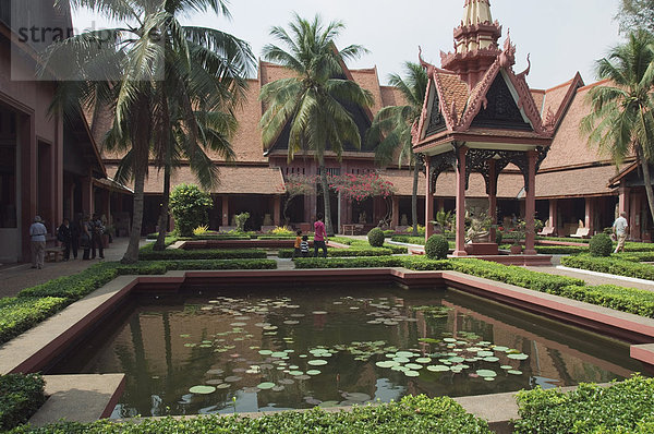 Das Nationalmuseum  Phnom Penh  Kambodscha  Indochina  Südostasien  Asien