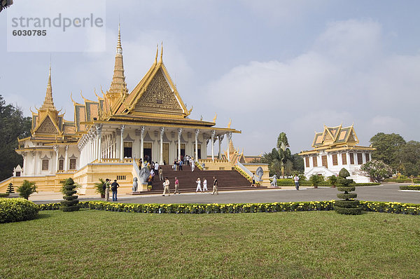 Der Royal-Thronsaal  der Königspalast  Phnom Penh  Kambodscha  Indochina  Südostasien  Asien