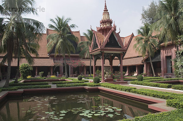 Das Nationalmuseum  Phnom Penh  Kambodscha  Indochina  Südostasien  Asien