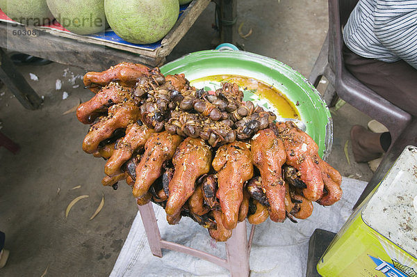 Enten zu verkaufen in Markt  Kambodscha  Indochina  Südostasien  Asien